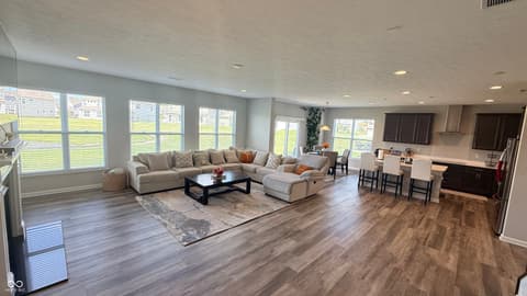 Living room at 5344 Writt Court, Indianapolis, IN