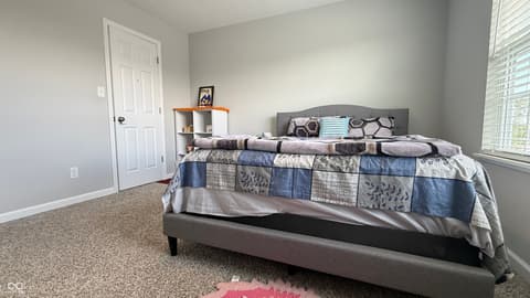 Bedroom at 5344 Writt Court, Indianapolis, IN