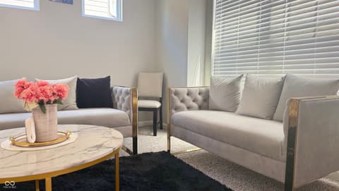 Living room at 5344 Writt Court, Indianapolis, IN