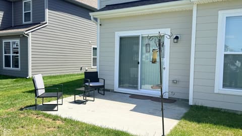 Outdoor living area at 5344 Writt Court, Indianapolis, IN