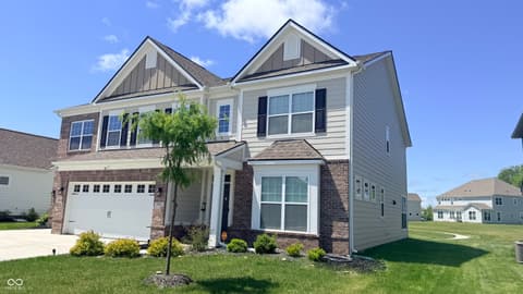 Front exterior at 5344 Writt Court, Indianapolis, IN