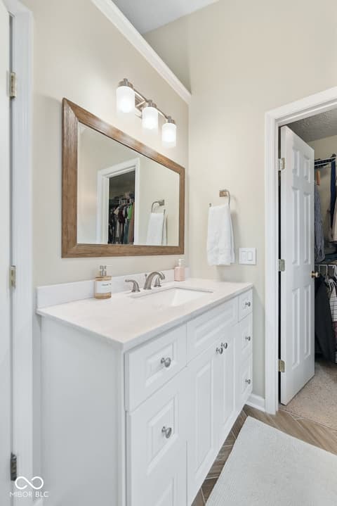 Bathroom at 1176 Glenbar Way, Greenwood, IN