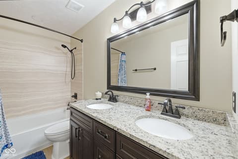 Bathroom at 1176 Glenbar Way, Greenwood, IN