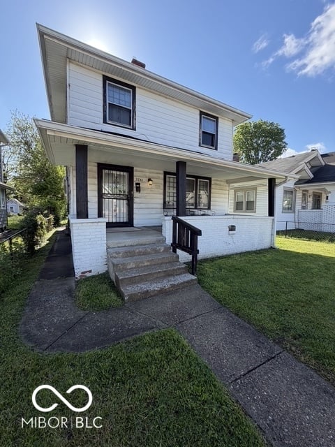 Front exterior at 3741 Ruckle Street, Indianapolis, IN
