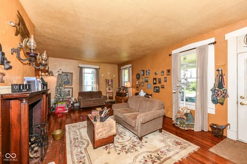 Living room at 303 Walnut Street, Greenfield, IN