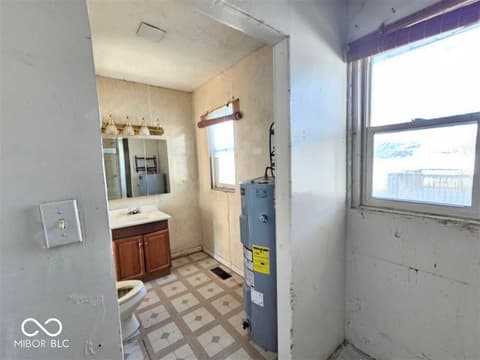 Bathroom at 1819 S Main Street, New Castle, IN