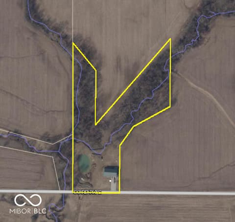 Map — 3824 E County Road 750 S, Connersville, IN