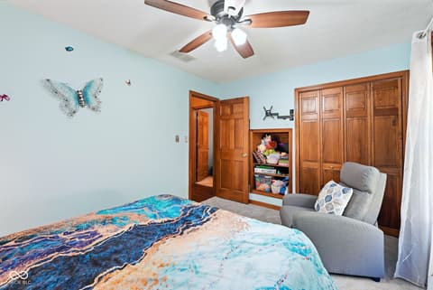 Bedroom at 2746 Colony Lake West Drive, Plainfield, IN