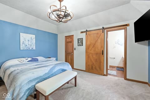 Primary bedroom at 2746 Colony Lake West Drive, Plainfield, IN