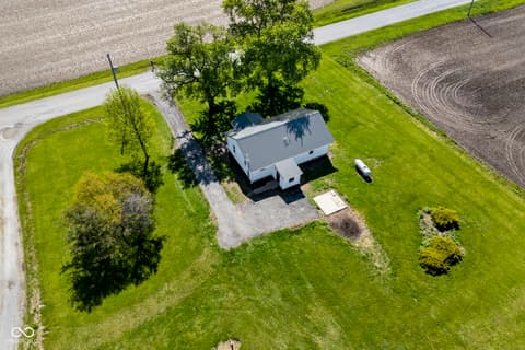 Aerial view at 8391 N 400 W, New Richmond, IN