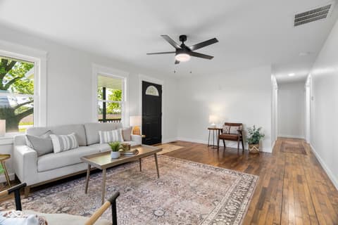 Living room at 8391 N 400 W, New Richmond, IN