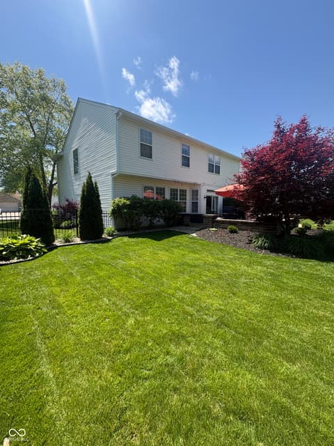 Backyard at 7626 Purple Cress Drive, Avon, IN