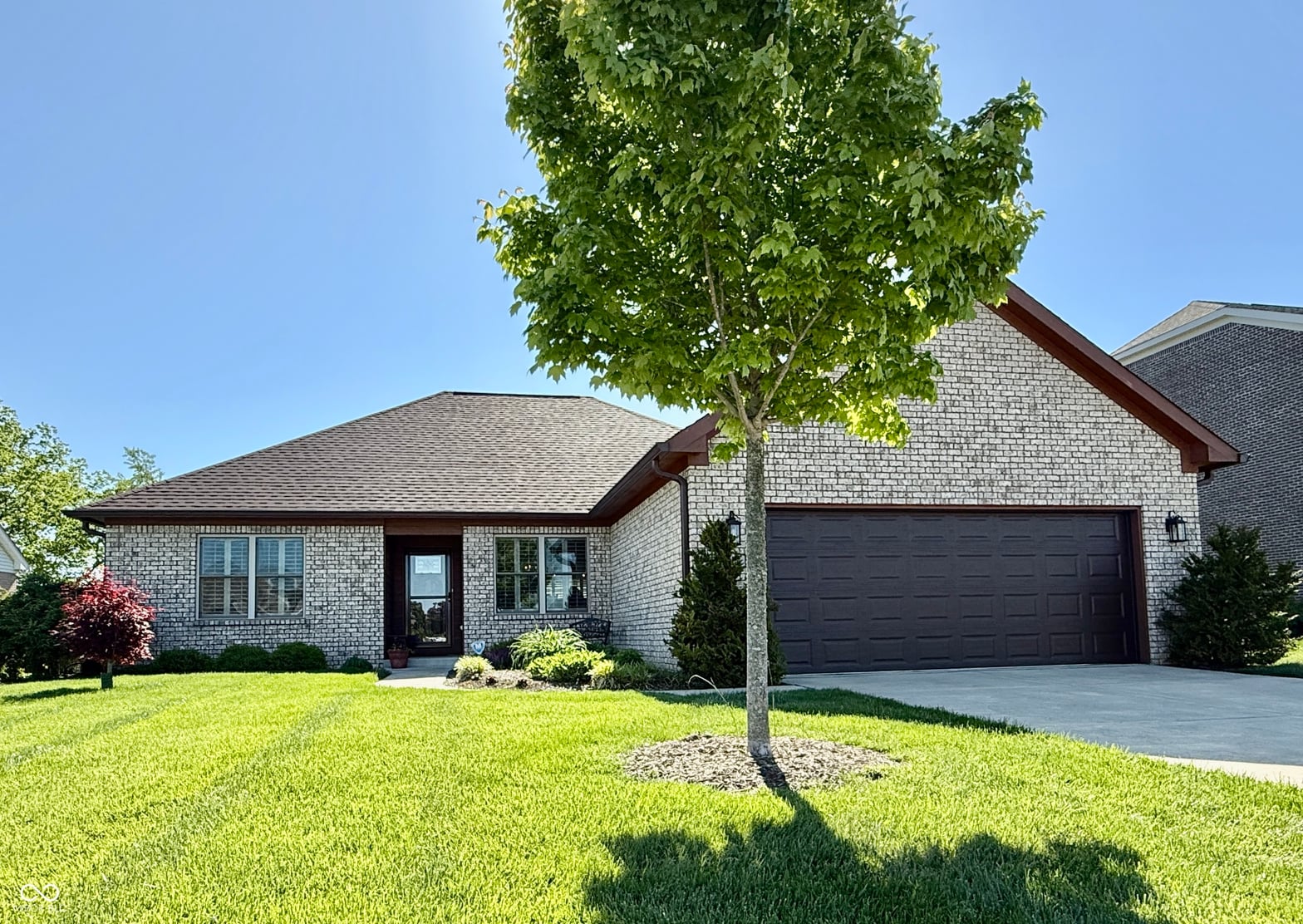 Front exterior at 2201 Game Bird Drive, Franklin, IN