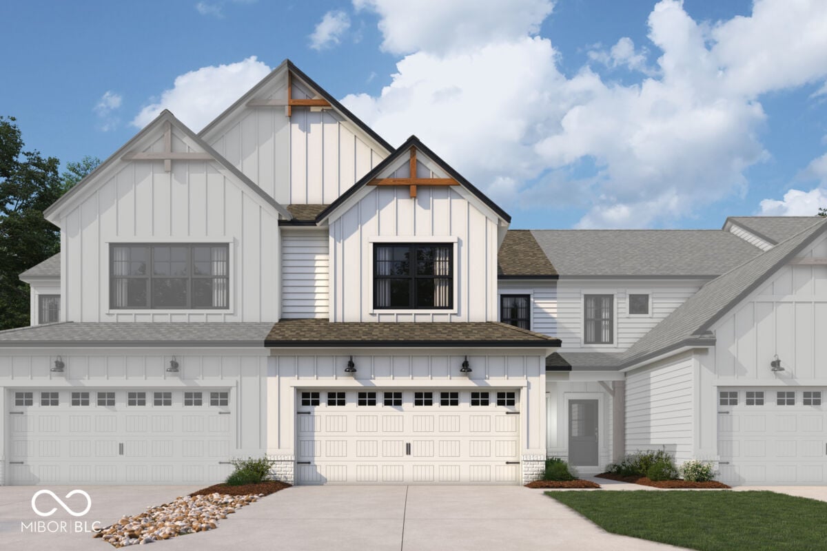 Front exterior at 17554 Ebling Trail, Westfield, IN