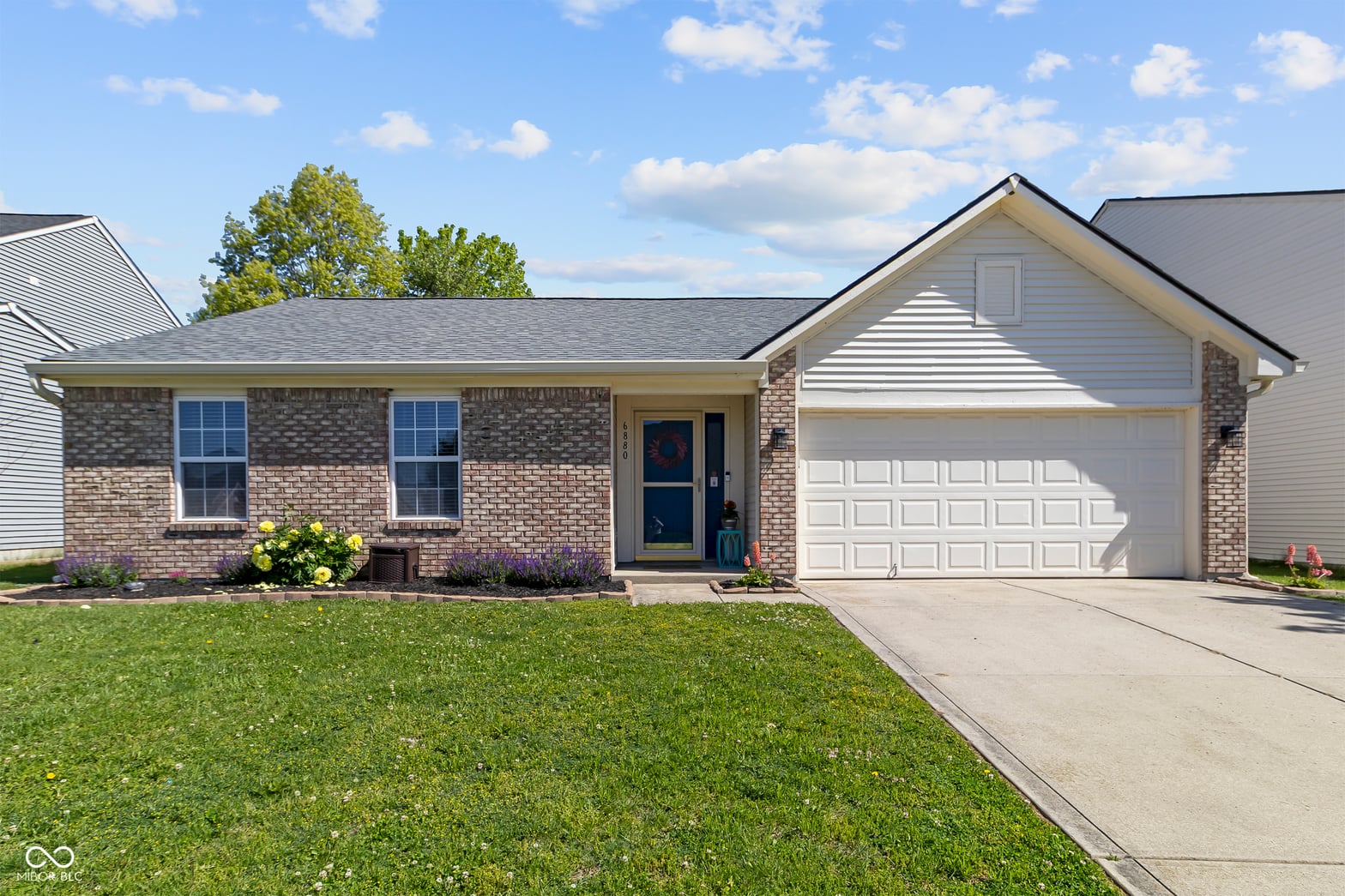 Front exterior at 6880 W Denton Drive, McCordsville, IN