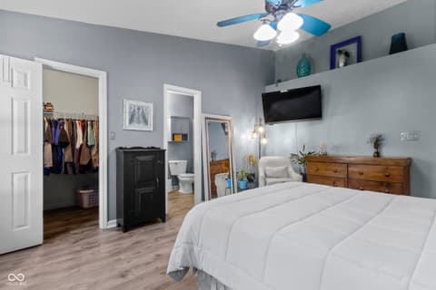 Primary bedroom at 6880 W Denton Drive, McCordsville, IN
