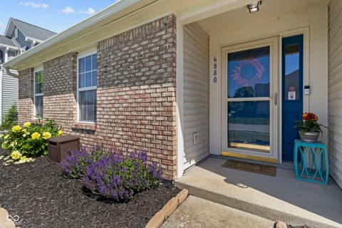 Front exterior at 6880 W Denton Drive, McCordsville, IN