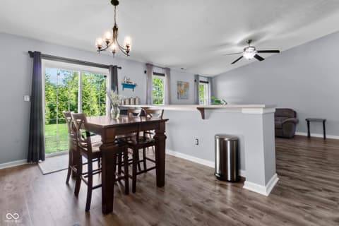 Dining room at 6880 W Denton Drive, McCordsville, IN