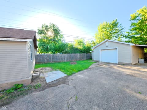 Yard at 5230 Melrose Avenue, Indianapolis, IN