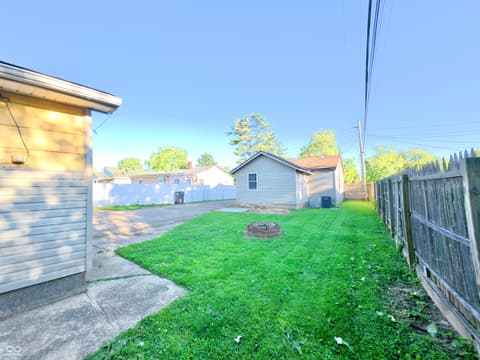 Yard at 5230 Melrose Avenue, Indianapolis, IN