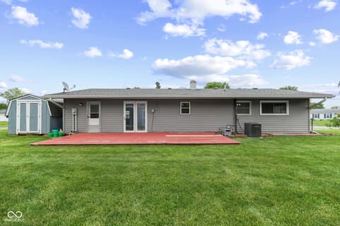Backyard at 811 Edgewood Drive, Mooresville, IN