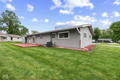 Backyard at 811 Edgewood Drive, Mooresville, IN