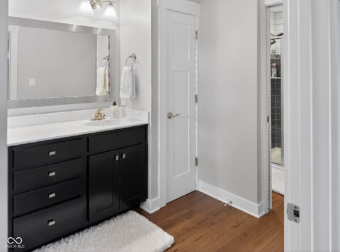 Bathroom at 1069 Forest Glen Drive, Greenfield, IN