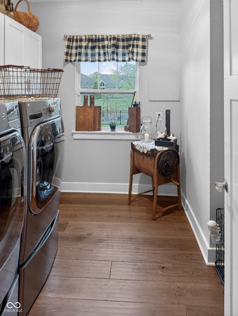 Laundry room at 1069 Forest Glen Drive, Greenfield, IN