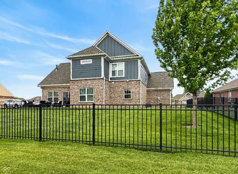 Side exterior at 1069 Forest Glen Drive, Greenfield, IN