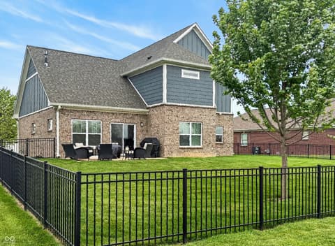 Backyard at 1069 Forest Glen Drive, Greenfield, IN
