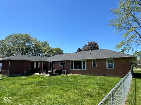 Backyard at 2071 S 600 W, New Palestine, IN