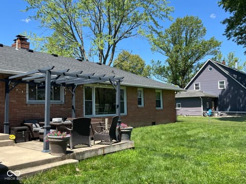 Backyard at 2071 S 600 W, New Palestine, IN