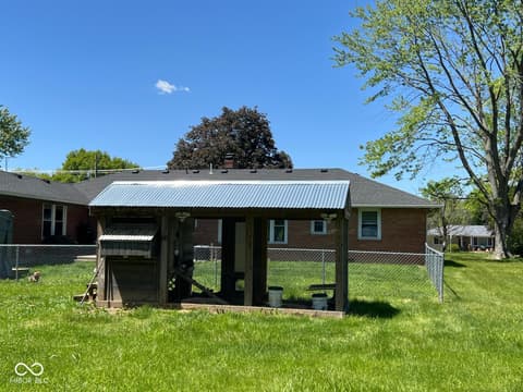 Backyard at 2071 S 600 W, New Palestine, IN