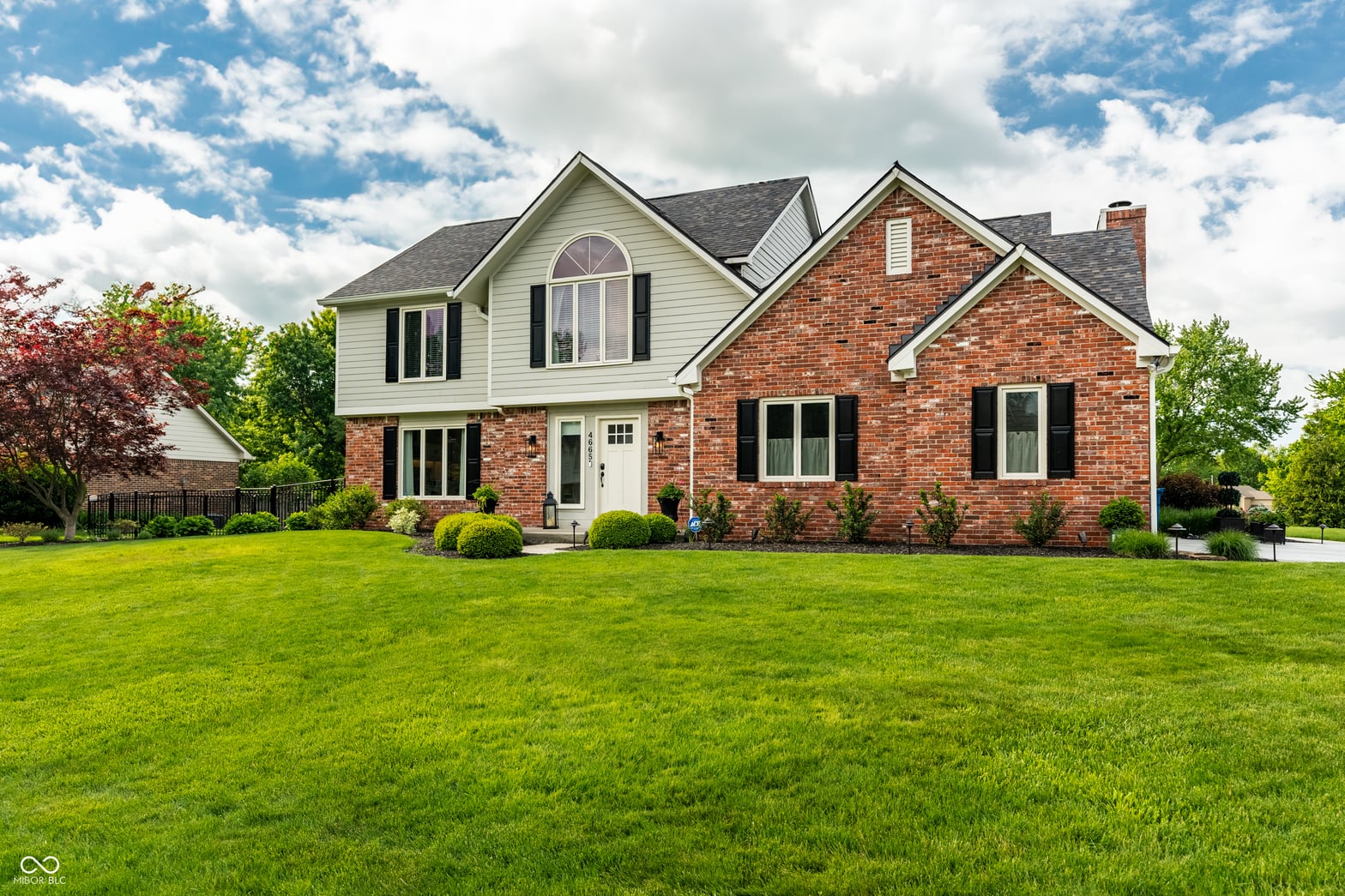 Front exterior at 4665 Cheval Place, Carmel, IN
