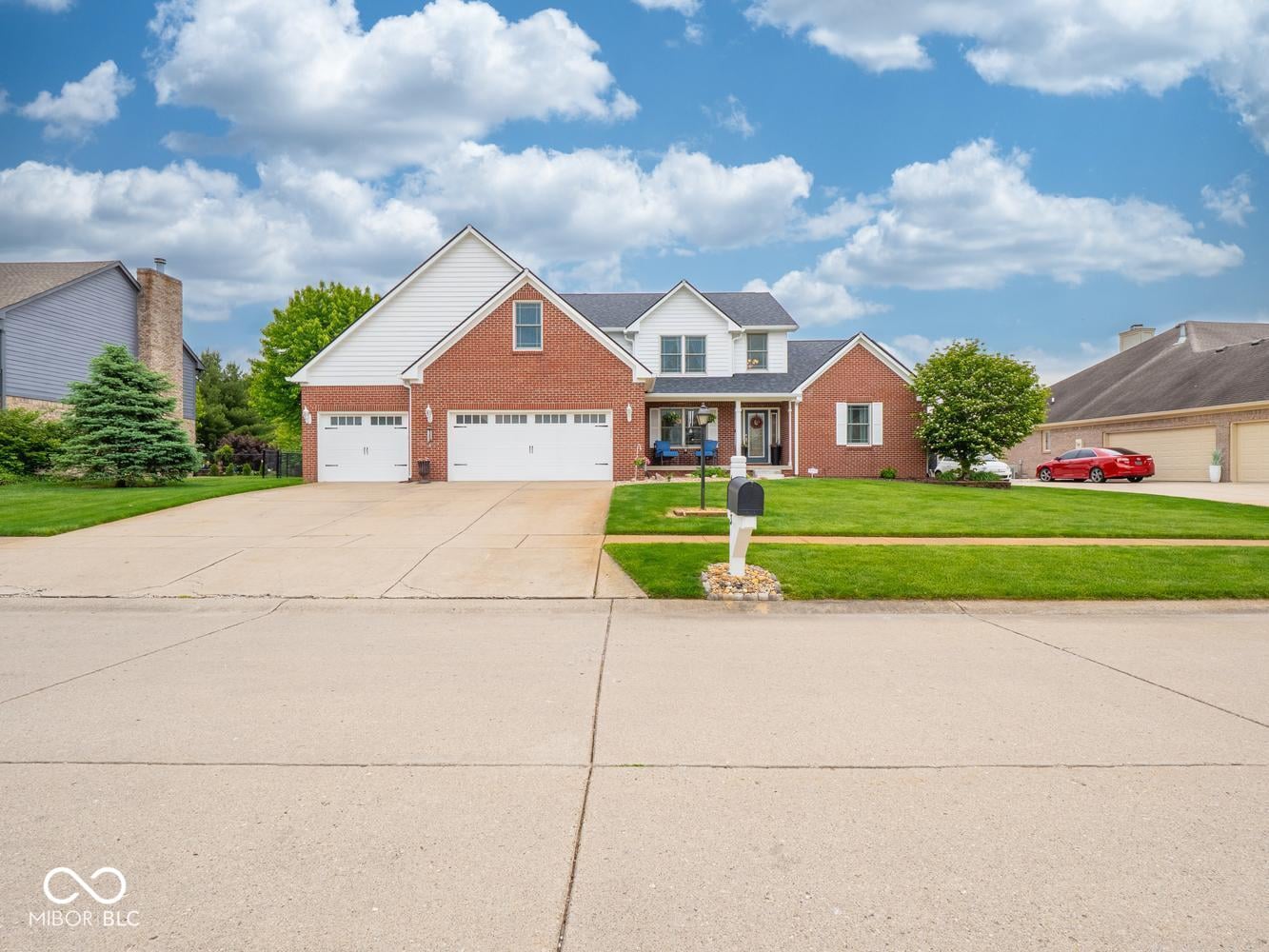 Front exterior at 4633 Palomino Trail, Indianapolis, IN