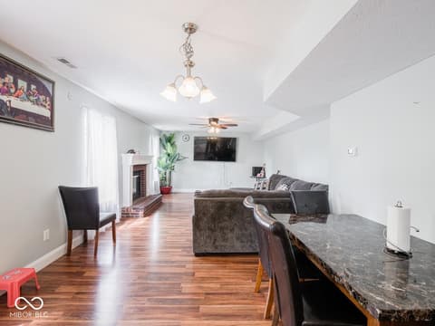 Dining room at 7611 Penguin Circle, Indianapolis, IN
