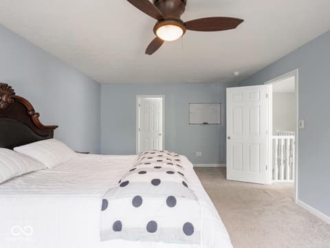 Bedroom at 7611 Penguin Circle, Indianapolis, IN