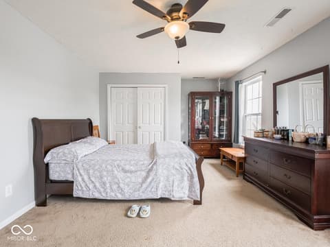 Bedroom at 7611 Penguin Circle, Indianapolis, IN