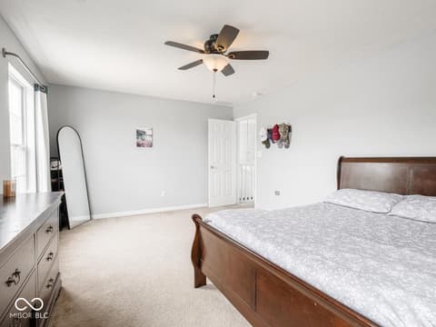 Bedroom at 7611 Penguin Circle, Indianapolis, IN