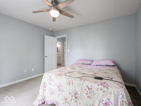 Bedroom at 7611 Penguin Circle, Indianapolis, IN