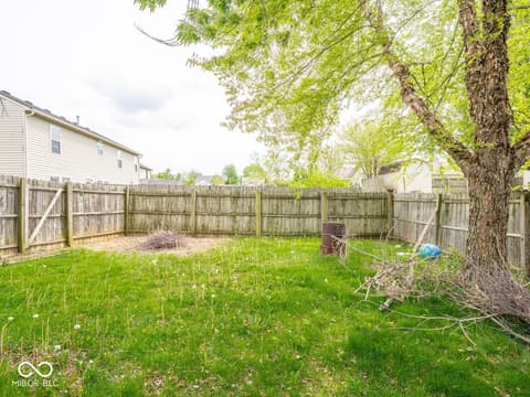 Yard at 7611 Penguin Circle, Indianapolis, IN