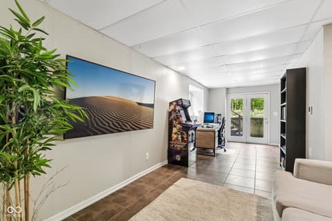 Home office at 772 Brill Lane, Martinsville, IN