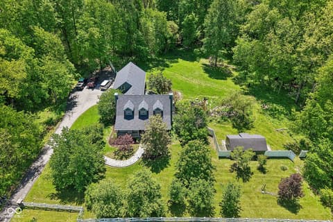 Aerial view at 772 Brill Lane, Martinsville, IN
