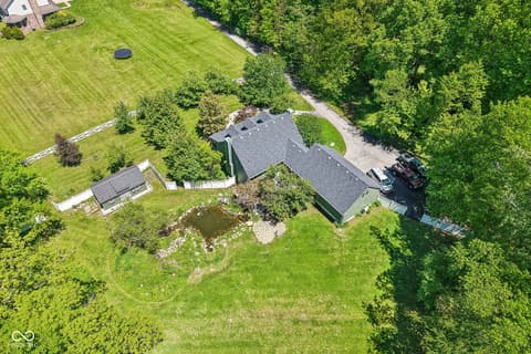 Aerial view at 772 Brill Lane, Martinsville, IN