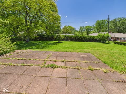 Yard at 1509 Forrest Street, Anderson, IN