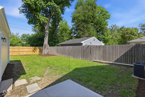 Yard at 5018 Primrose Avenue, Indianapolis, IN