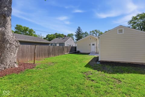Yard at 5018 Primrose Avenue, Indianapolis, IN