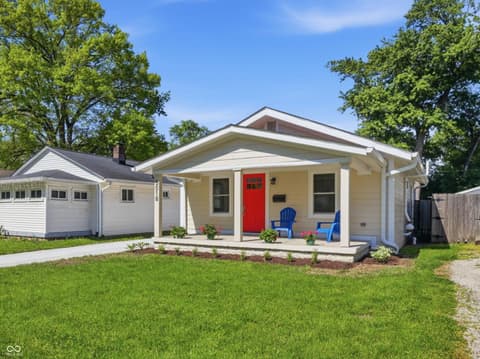 Front exterior at 5018 Primrose Avenue, Indianapolis, IN