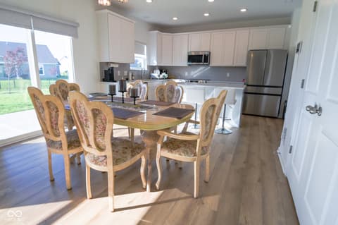Dining room at 4866 Rosie Boulevard, McCordsville, IN