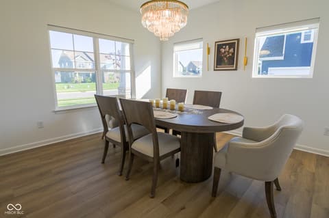 Dining room at 4866 Rosie Boulevard, McCordsville, IN